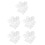 50Sets Clear Acrylic Security Hasp Strong Mini Lock for Boxes Doors 6
