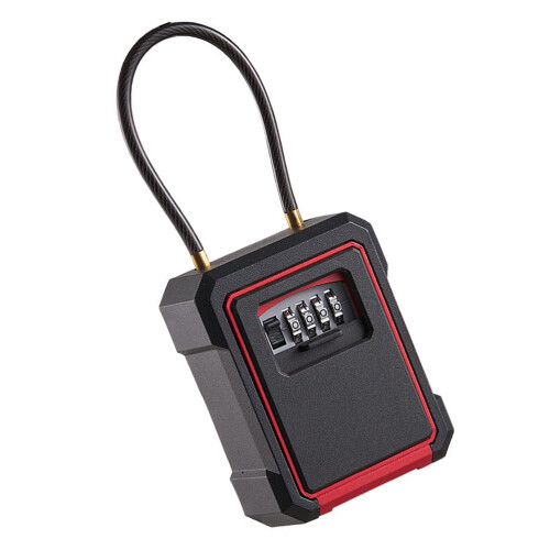 4 Sets Wall Mount Key Lock Box With Combination Lock Large Storage 1