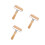 3Pcs Hardwearing Wood Rolling Pins Ergonomic Dough Rollers for Baking 4