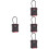 4 Sets Wall Mount Key Lock Box With Combination Lock Large Storage 8