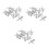 30Pcs Adjustable Aquarium Air Valve Plastic Fish Tank Air Pump Control 6