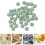 117Pcs Aroma Diffuser Beads Light Green Volcanic Stone 10