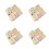 8Pcs Plain Wooden Storage Boxes with Compartments and Hinged Lid 6