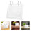 6Pcs Acrylic Desktop Photo Stand White Multiphoto Frame for Workspace 10