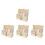 8Pcs Plain Wooden Storage Boxes with Compartments and Hinged Lid 3