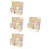 8Pcs Plain Wooden Storage Boxes with Compartments and Hinged Lid 5