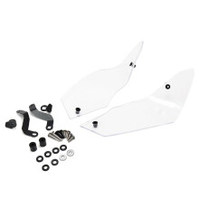 Deflettore Antivento per Moto, Parabrezza, Paramani, Pannelli Laterali per  R1200GS LC Rally Exclusive R1250GS Trasparente