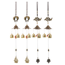 8Pcs Metal Chinese Wind Chimes Outdoor Fish Bells for Patio and Yard