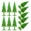40 Pcs Mini Christmas Tree For Crafts, Cake Topper, Winter Decor 3