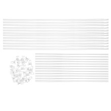60 Pcs Plant Stakes With Clips For Orchid Single Stem Potted Plants