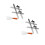 2Sets Stainless Steel Cake Divider Cutter with Handle for Equal Slices 4