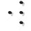 4Pcs Fine Mist Spray Pump Black Replacement Caps for Perfume Bottles 7