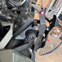 Acessórios para Motocicletas 22MM Gravador de Direção Suporte de Suporte de Navegação para Telefone Suporte de Montagem para 368G 368-G G368