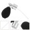 4Pcs Fine Mist Spray Pump Black Replacement Caps for Perfume Bottles 8
