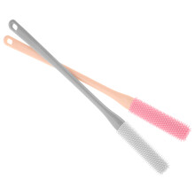 4Pcs Long Handle Silicone Foot Scrubber Brush for Shower Multi-Color