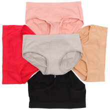 15Pcs Assorted Color Women Underpants Soft Stretch Honeycomb Seamless