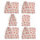 20Pcs Red Christmas Cotton Candy Storage Bags with Drawstring Closure 10