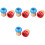 8Pcs Compact Wooden Kaleidoscopes Assorted Colors Fun Kids Playthings 3