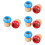 8Pcs Compact Wooden Kaleidoscopes Assorted Colors Fun Kids Playthings 6