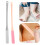 4Pcs Long Handle Silicone Foot Scrubber Brush for Shower Multi-Color 10