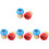 8Pcs Compact Wooden Kaleidoscopes Assorted Colors Fun Kids Playthings 2