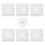 5Sets Assorted Foam Braiding Board with Pins for DIY Bracelet Weaving 2
