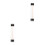 2Pcs Clear Acrylic Magnifying Ruler for Books Maps and Craft Tools 8