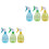 6Pcs Multi-Use Plastic Spray Bottles for Gardening and Daily Use 3