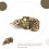 Brave Key Charm Vintage Luck Keychain Pendant 7