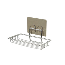 3Pcs Stainless Steel Self Adhesive Soap Dish For Kitchen Bathroom