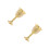 2Pcs Retro Wine Goblets Metal Embossed Decorative Chalice Cups 7