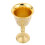 2Pcs Retro Wine Goblets Metal Embossed Decorative Chalice Cups 1