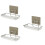 3Pcs Stainless Steel Self Adhesive Soap Dish For Kitchen Bathroom 7