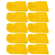 24Pcs Yellow Bee Hive Top Feeder Plastic Antidrowning Beekeeping Tool