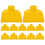24Pcs Yellow Bee Hive Top Feeder Plastic Antidrowning Beekeeping Tool 2