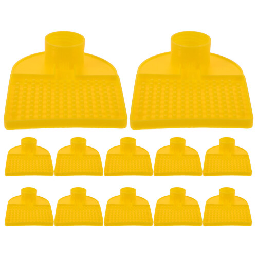 24Pcs Yellow Bee Hive Top Feeder Plastic Antidrowning Beekeeping Tool 1