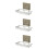 3Pcs Stainless Steel Self Adhesive Soap Dish For Kitchen Bathroom 8