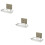 3Pcs Stainless Steel Self Adhesive Soap Dish For Kitchen Bathroom 9