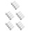 20Pcs Smooth Silver Rubber Roller Wheels for Barn Door and Wardrobe 9