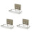 3Pcs Stainless Steel Self Adhesive Soap Dish For Kitchen Bathroom 2