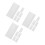 18Pcs Cordless White Plastic Roller Shade Pull Down Clips for Home Use 9