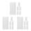 18Pcs Cordless White Plastic Roller Shade Pull Down Clips for Home Use 5