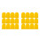 24Pcs Yellow Bee Hive Top Feeder Plastic Antidrowning Beekeeping Tool 8