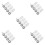 20Pcs Smooth Silver Rubber Roller Wheels for Barn Door and Wardrobe 5