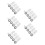 20Pcs Smooth Silver Rubber Roller Wheels for Barn Door and Wardrobe 7