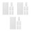 18Pcs Cordless White Plastic Roller Shade Pull Down Clips for Home Use 6