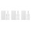 18Pcs Cordless White Plastic Roller Shade Pull Down Clips for Home Use 7