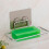 3Pcs Stainless Steel Self Adhesive Soap Dish For Kitchen Bathroom 11