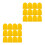 24Pcs Yellow Bee Hive Top Feeder Plastic Antidrowning Beekeeping Tool 9