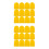 24Pcs Yellow Bee Hive Top Feeder Plastic Antidrowning Beekeeping Tool 6